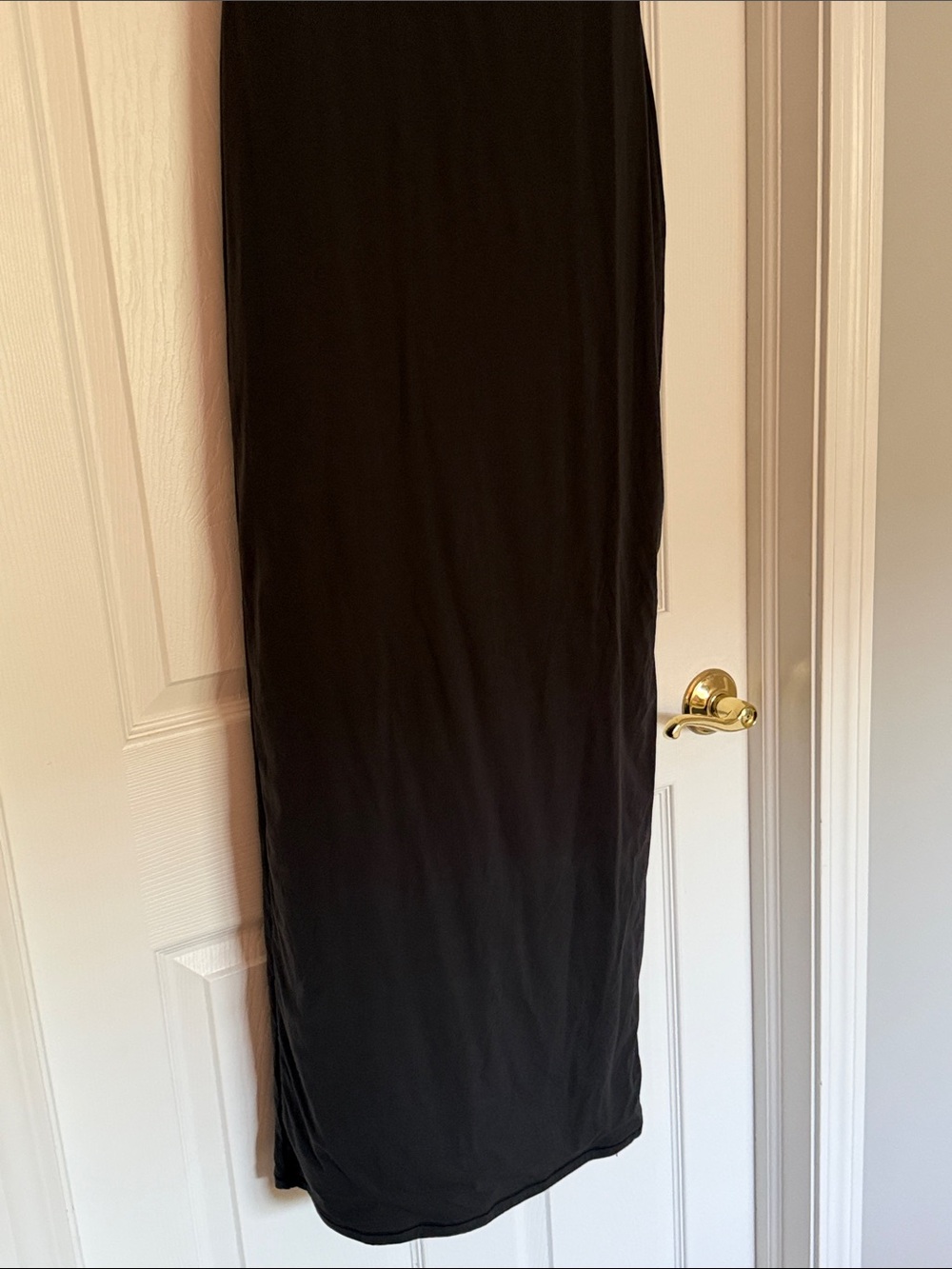 SKIMS Black High-Neck Sleeveless Maxi Dress - Picture 3 of 7